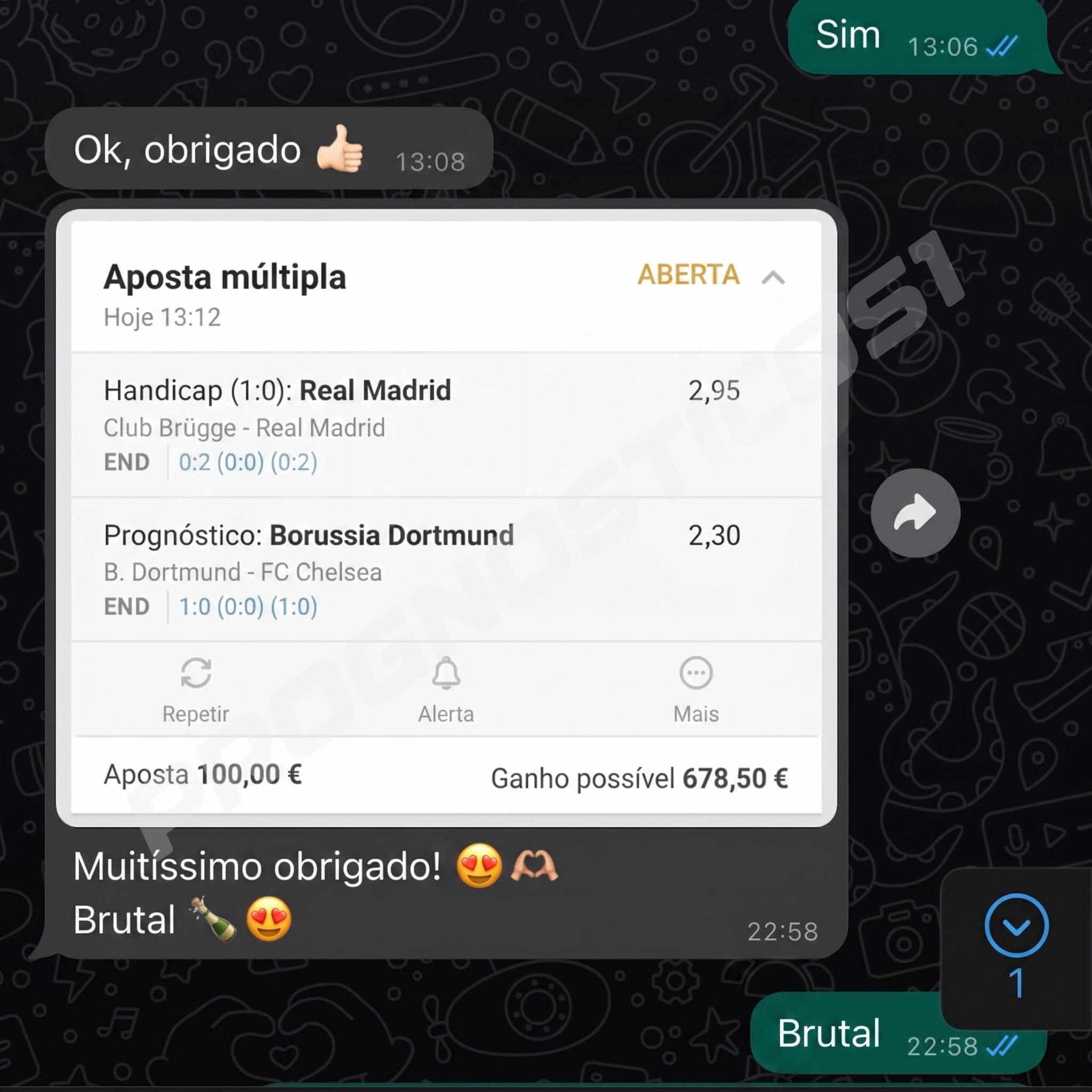 Prova de clientes